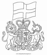 Coloriage Wappen Angleterre Inghilterra Escudo Nazioni Dibujo Escudos Malvorlage Flaggen Imprimer Monarchy Ritterwappen Bahamas Niue Emblem Geografie Midisegni sketch template