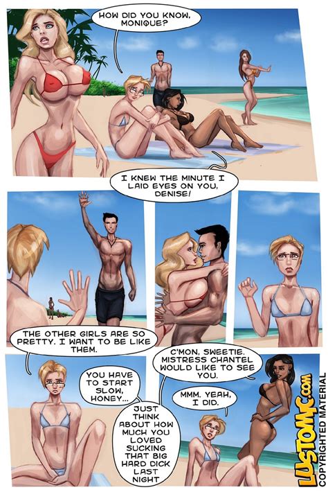 lustomic plastic beach sissy threesome anal porn comics one