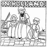 Kleurplaat Kleurplaten Vroeger Hollandse Holanda Downloaden Uitprinten Klederdracht sketch template