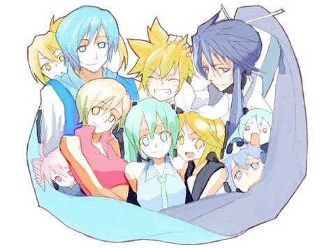 hatsune miku kagamine rin kagamine len kaito meiko