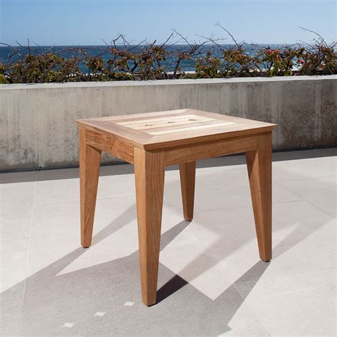 craftsman teak outdoor side table westminster teak