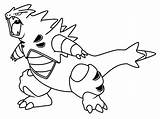 Tyranitar Coloringpages4u Pokémon sketch template