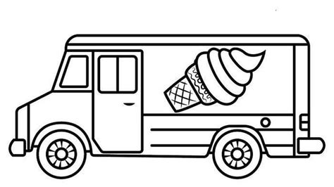 printable ice cream truck coloring pages nikolaituchung