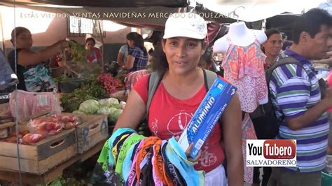 Ventas En El Mercado Temporada Navideña En Quezaltepeque