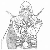 Ezio Assassin Xcolorings sketch template