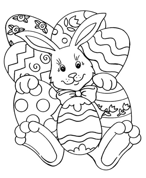 easter rabbit coloring page coloring page book