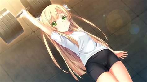 wallpaper anime girls innocent bullet yasouji ai long hair blonde