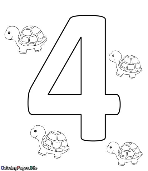 number  coloring page  coloring  kids  coloring