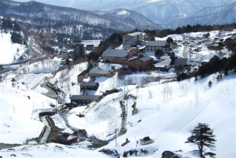 Мандза онсэн Гунма Снег по японski Едем в Японию