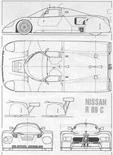 Nissan Blueprint sketch template