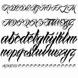 Chicano Cursive sketch template