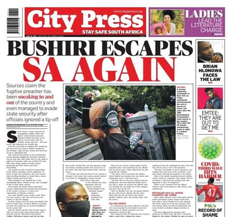 south africa govt dismisses newspaper propaganda  bushiri