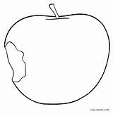 Apfel Preschoolers Ausdrucken Cool2bkids sketch template
