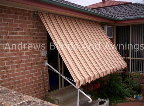 fabric window awnings  andrews blinds awnings bankstown