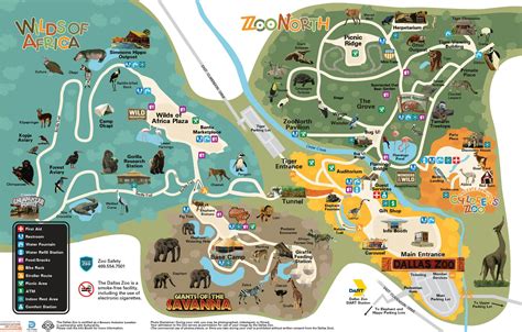 map   zoo dallas zoo