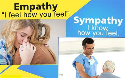 difference between empathy and sympathy