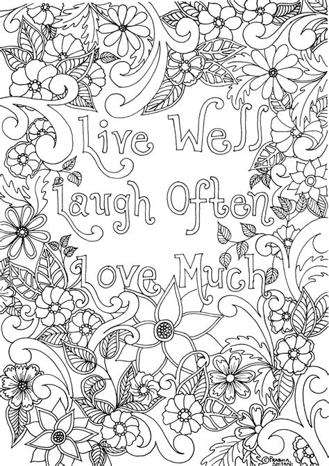 mindfulness colouring quote coloring pages detailed coloring pages