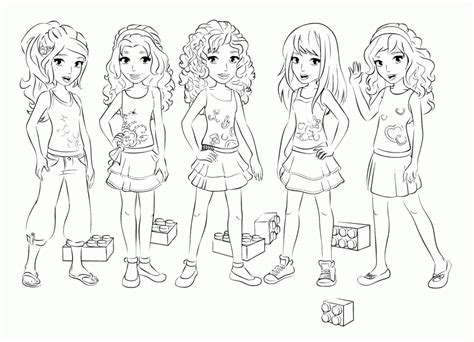 lego friends coloring pages coloring home