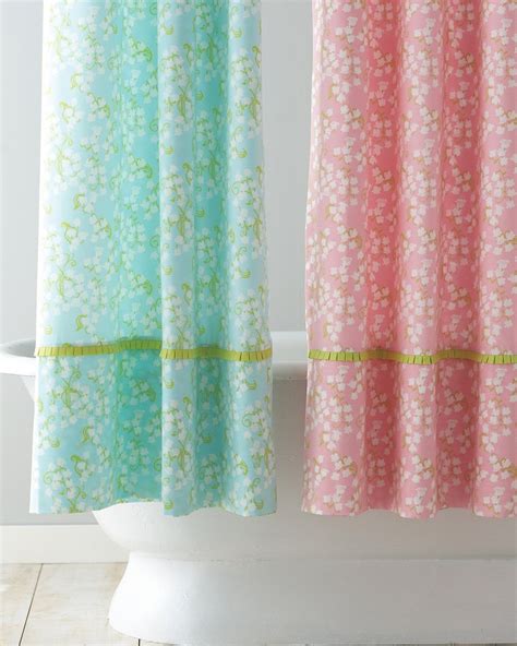 Lilly Pulitzer Lilly Of The Valley Shower Curtain Dream Dorm Room