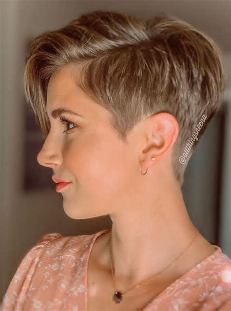 36 pretty fluffy short hair style ideas for short pixie haircut