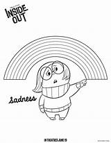 Inside Coloring Pages Sadness Pixar Disney Kids Printable Sheets Sheet Colouring Activity Para Colorear Insideout Movie Downloads Characters Pdf Intensamente sketch template