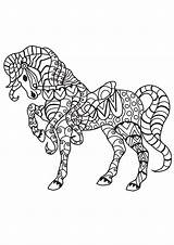 Pferd Cheval Coloriage Sattel Sella Malvorlage Colorare Cavallo Disegno Paarden Mozaiek Ausmalbilder Saddle Caballo Silla Mosaik Galot Adulte Paard Pferden sketch template