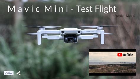 mavic mini test flight p mode youtube