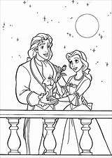 Beast Coloring Beauty Pages Disney Color Giselle Enchanted Kids Flower Simple Print Prince Children Library Clipart Popular Pdf Book sketch template