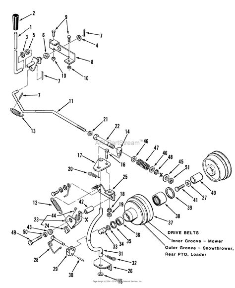toro     twin automatic tractor  parts diagram  pto clutch  control