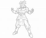 Broly Saiya Pintar Raditz Jozztweet Coloringhome sketch template