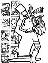 Mayan Civilization Mayas Getcolorings Represented Metaphor Observing Telescope Inca Mesoamerican Aztec Artifacts Rituals Priests Depicting Totem Kidsuki Chichen Itza Oncoloring sketch template