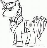 Coloring Pony Little Pages Armor Shining Cadence Princess Colouring Printable Horse Mlp Shinning Luna Popular sketch template
