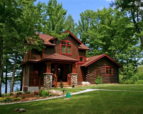 artistic log cabin exterior paint colors   inspiration