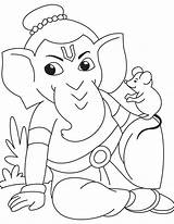 Ganesha Ganesh Hindu Mythology Colour Goddesses Bappa Ganpati Bal Chaturthi Mouse Realistic Printablefreecoloring Getdrawings Bestcoloringpages sketch template