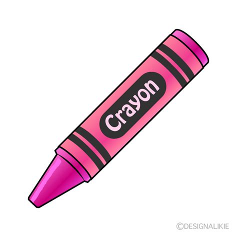 pink crayon clip art  png imageillustoon