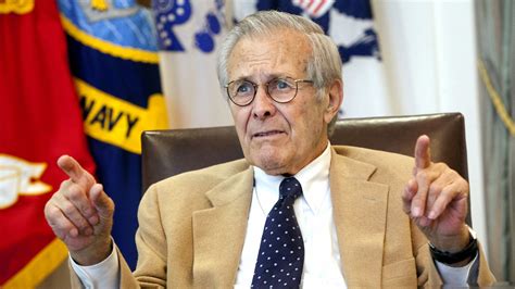 date   late donald rumsfeld wily   task purpose