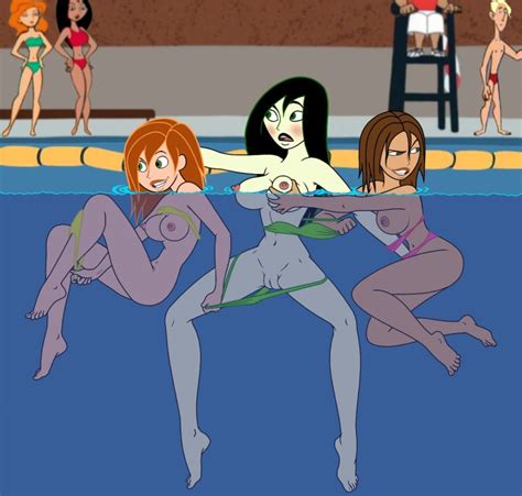 rule 34 3girls bikini bonnie rockwaller dark hair disney disney