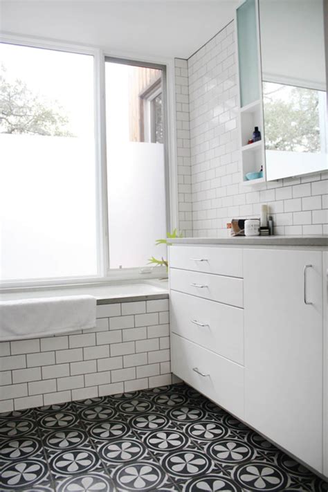 black  white bathroom floor tile patterns flooring ideas