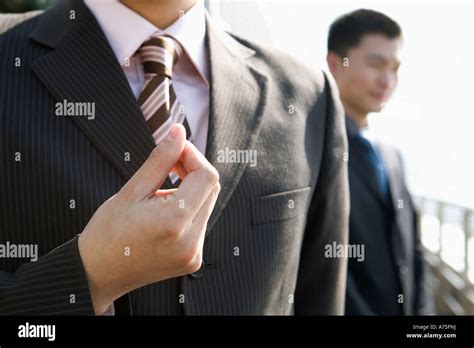 businessman snapping  fingers stock photo alamy