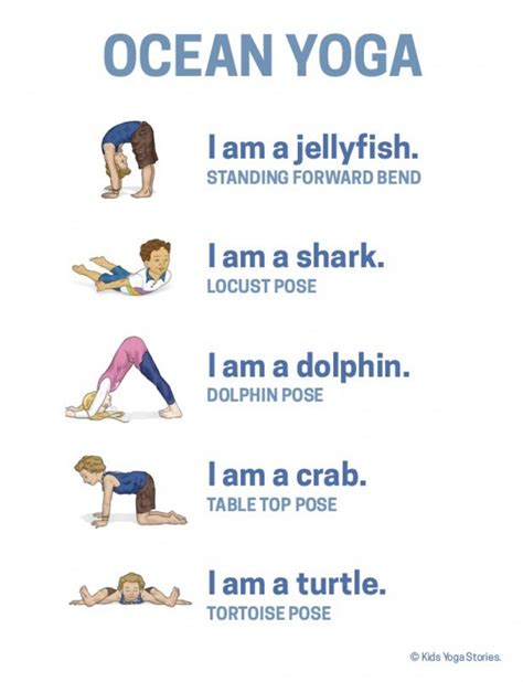 animal yoga poses printable  printable templates