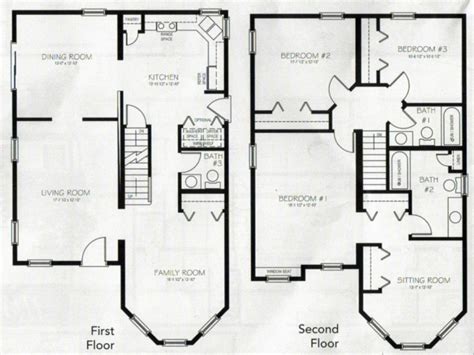 beautiful  bedroom  storey house plans  home plans design