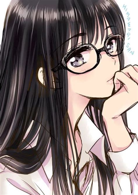 kết quả hình ảnh cho cute anime girl with glasses anime girl