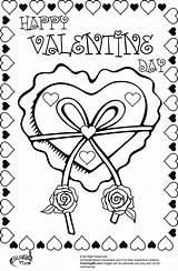 Valentine Coloring Pages Heart Roses Monkey Valentines Color Printable Ribbon Getcolorings Da February Parents sketch template