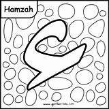 Huruf Hijaiyah Hamzah Mewarnai Alif Belajar Wau Wawu Arabic Cepat Warna Disimpan sketch template