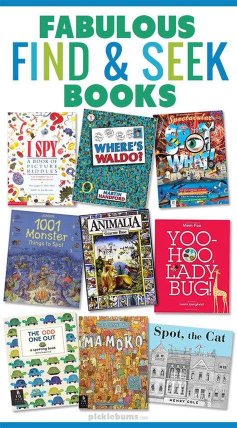 ten fabulous find  seek books  kids picklebums