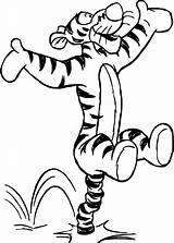 Tigger Bounce sketch template