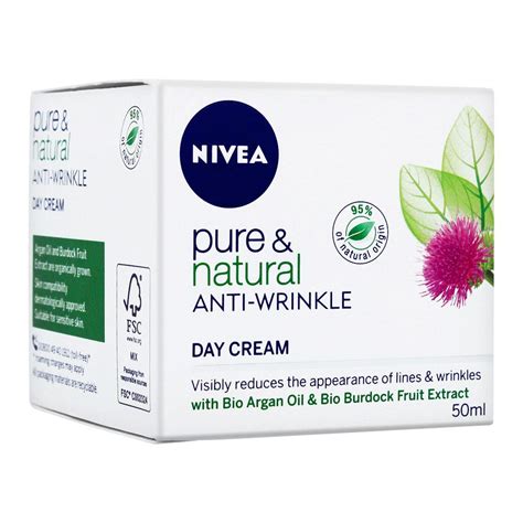 buy nivea pure natural anti wrinkle day cream ml    price  pakistan naheedpk