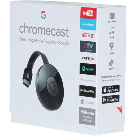 google chromecast hdmi media player  generation medien abspieler mindfactoryde