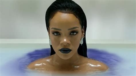 rihanna nude in a milky tub in her ‘antidiary video youtube