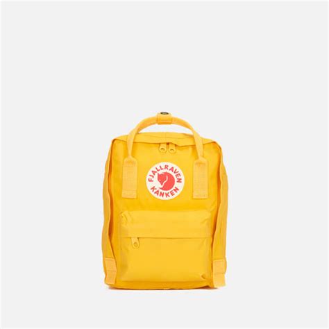 fjallraven kanken mini backpack warm yellow womens accessories thehutcom